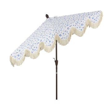Collins 9 ft. Classic Cottage Tassel Market Patio Umbrella